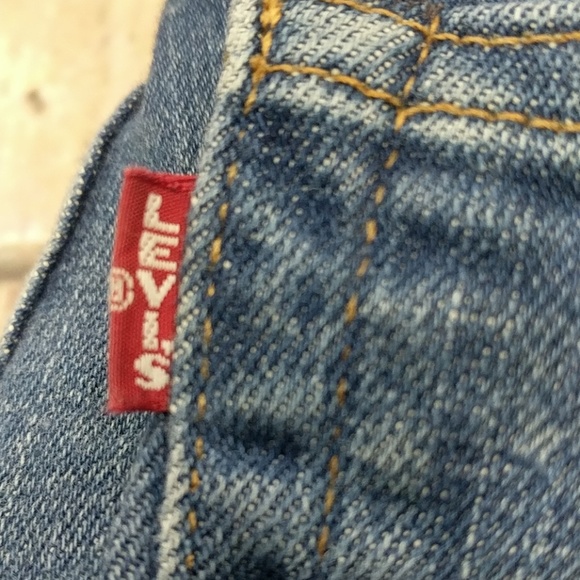 Levi's 511 Premium Denim Blue Jeans Big E Leather Patch 27" Waist 29" Inseam - Picture 4 of 8